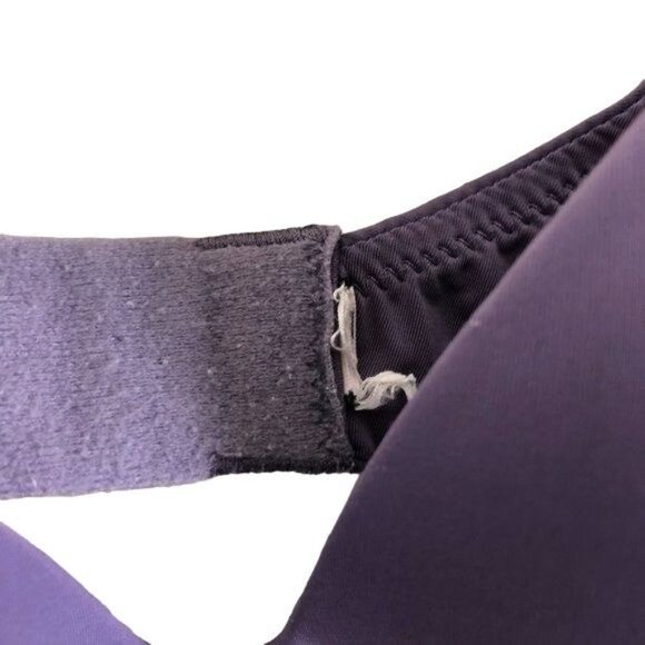 VICTORIA'S SECRET Purple Wire Lined Demi Bra 30B - Picture 5 of 6